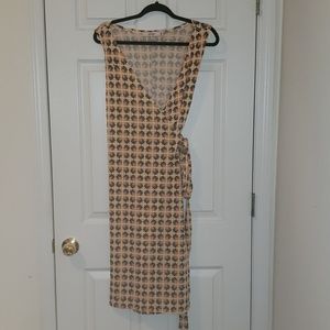NWT JustFab Multi-Colored Wrap Dress